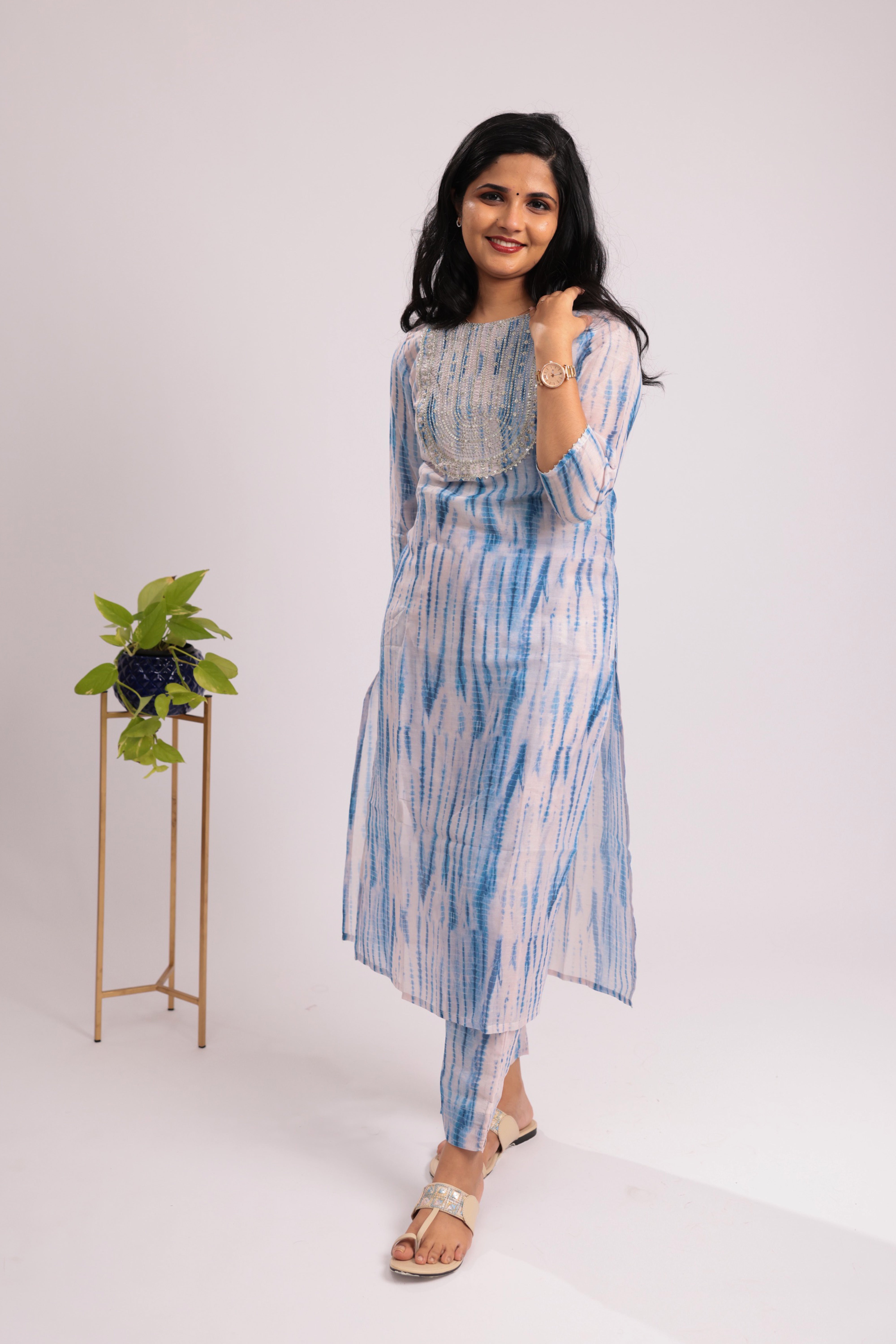 TWKS105 - Sky Blue Kurta Set