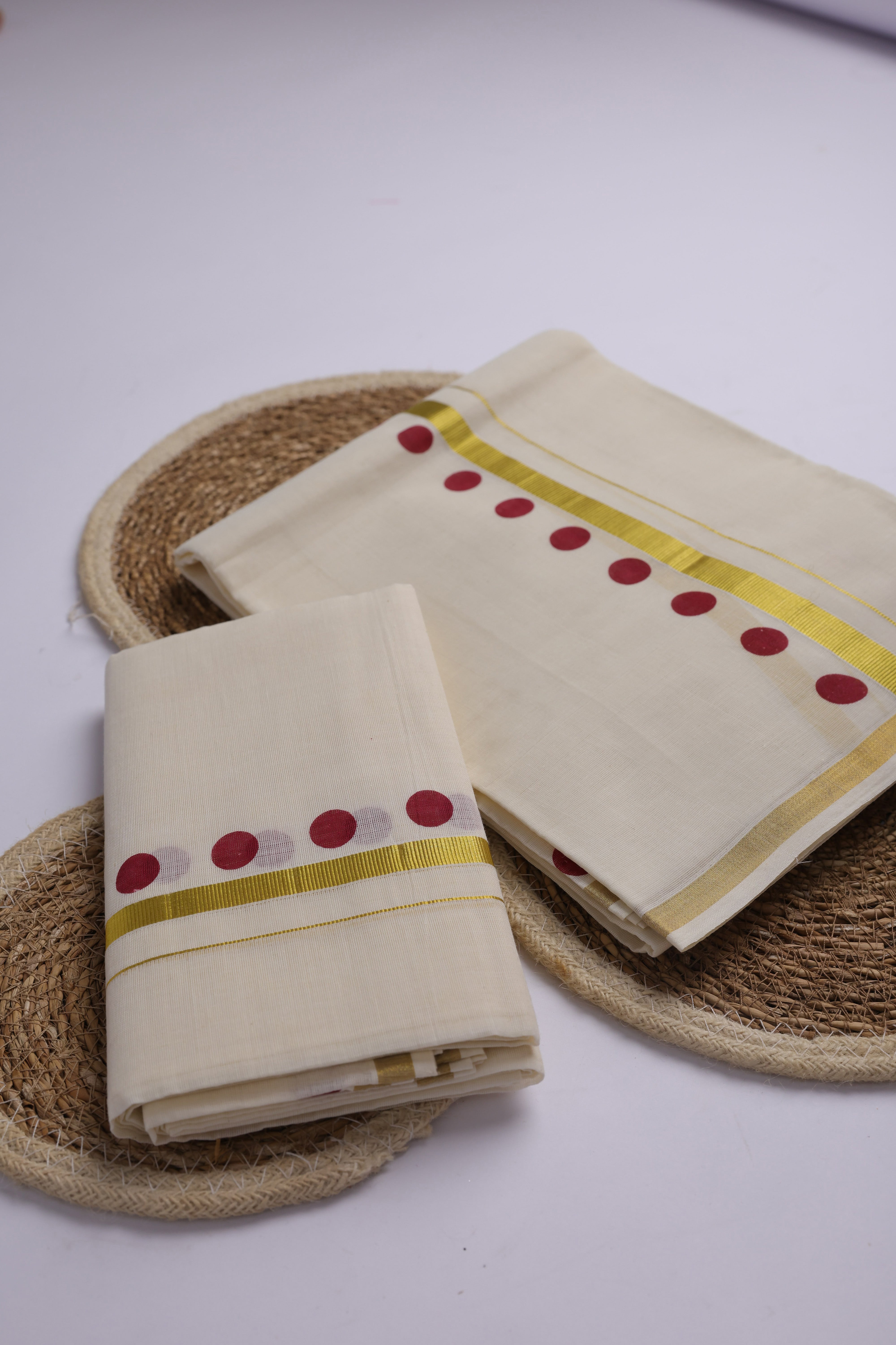 TWOSS108 - Kerala Onam Set Mundu