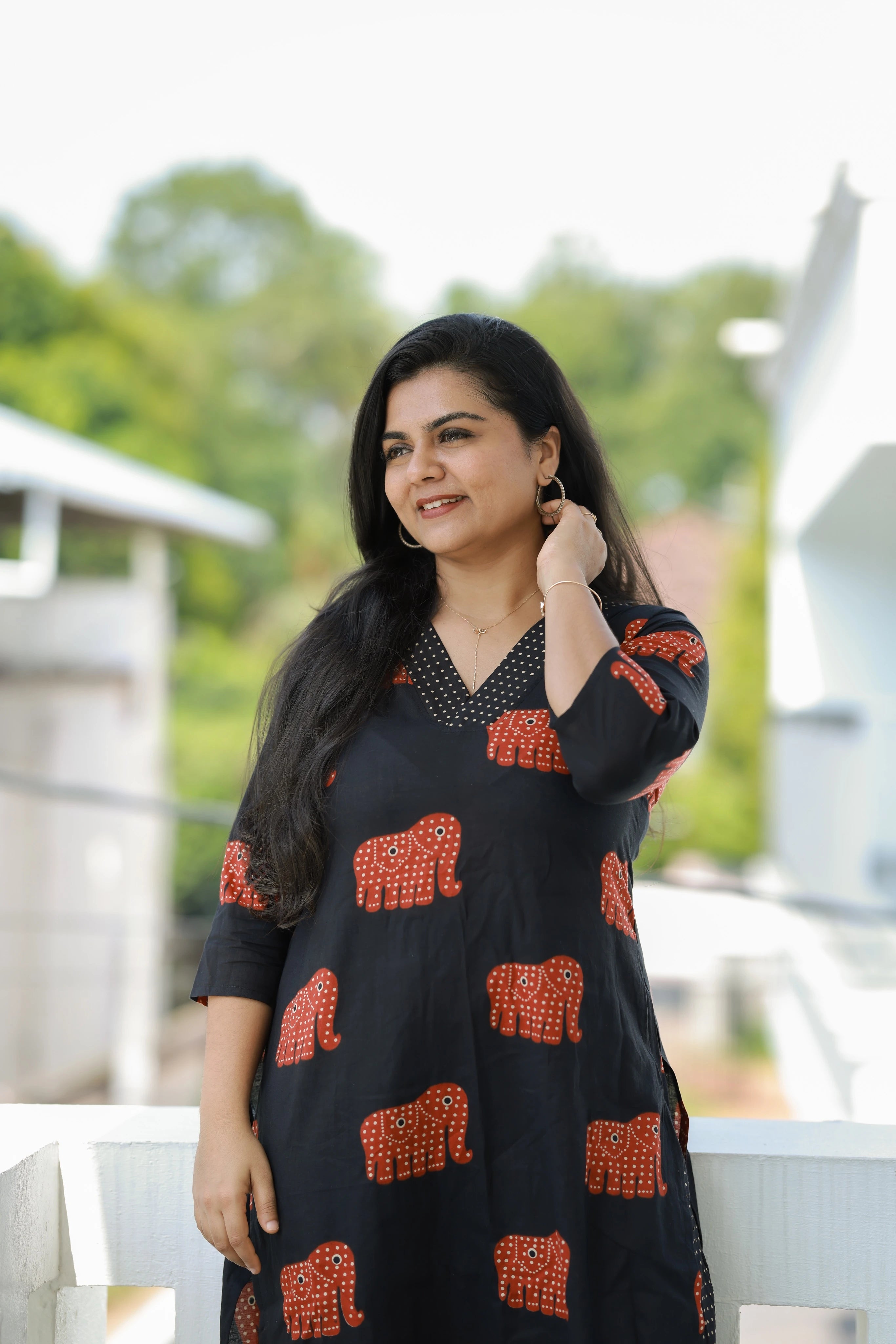 Noir Elephant Co-ord Set