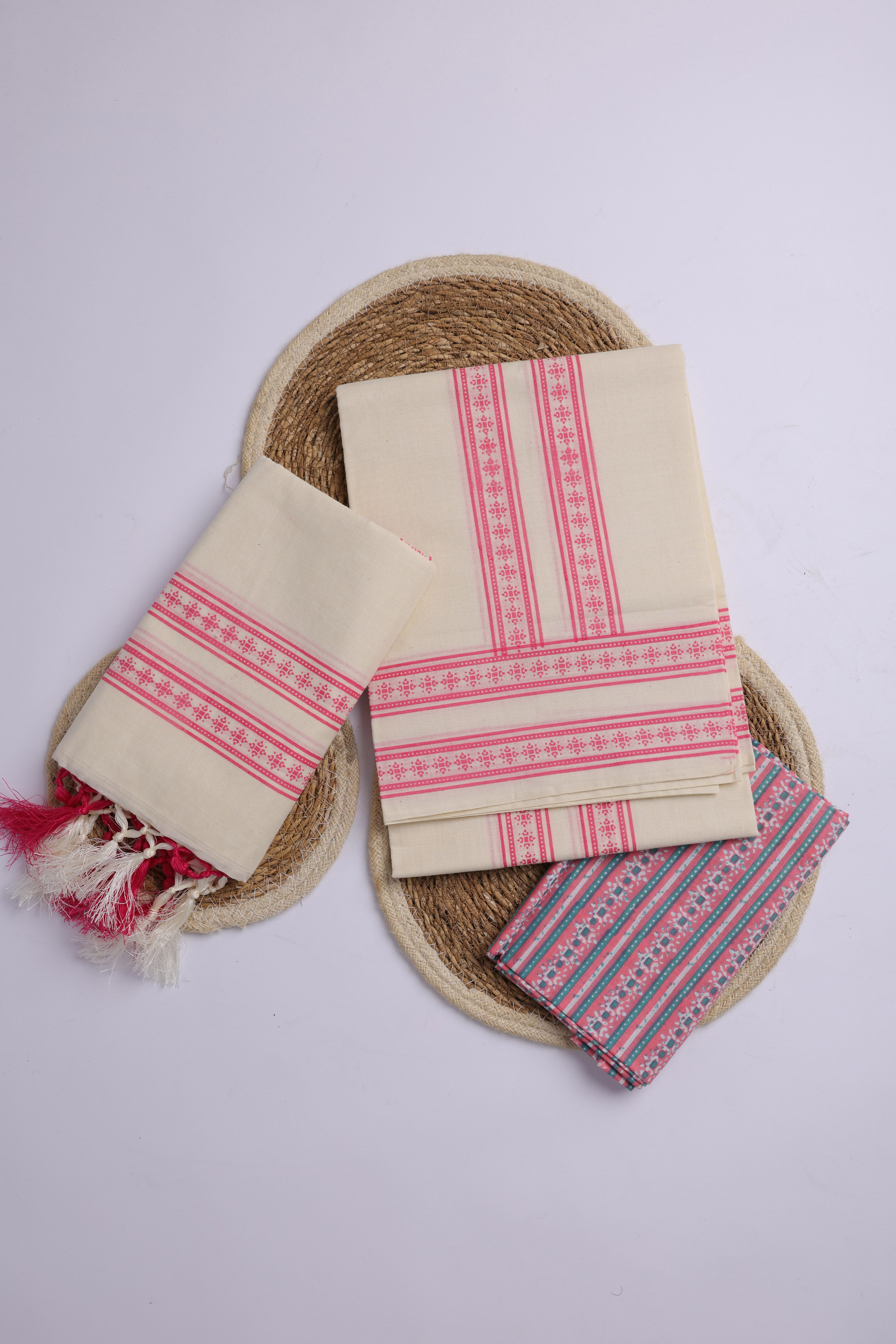 TWOSS106 - Kerala Onam Set Saree