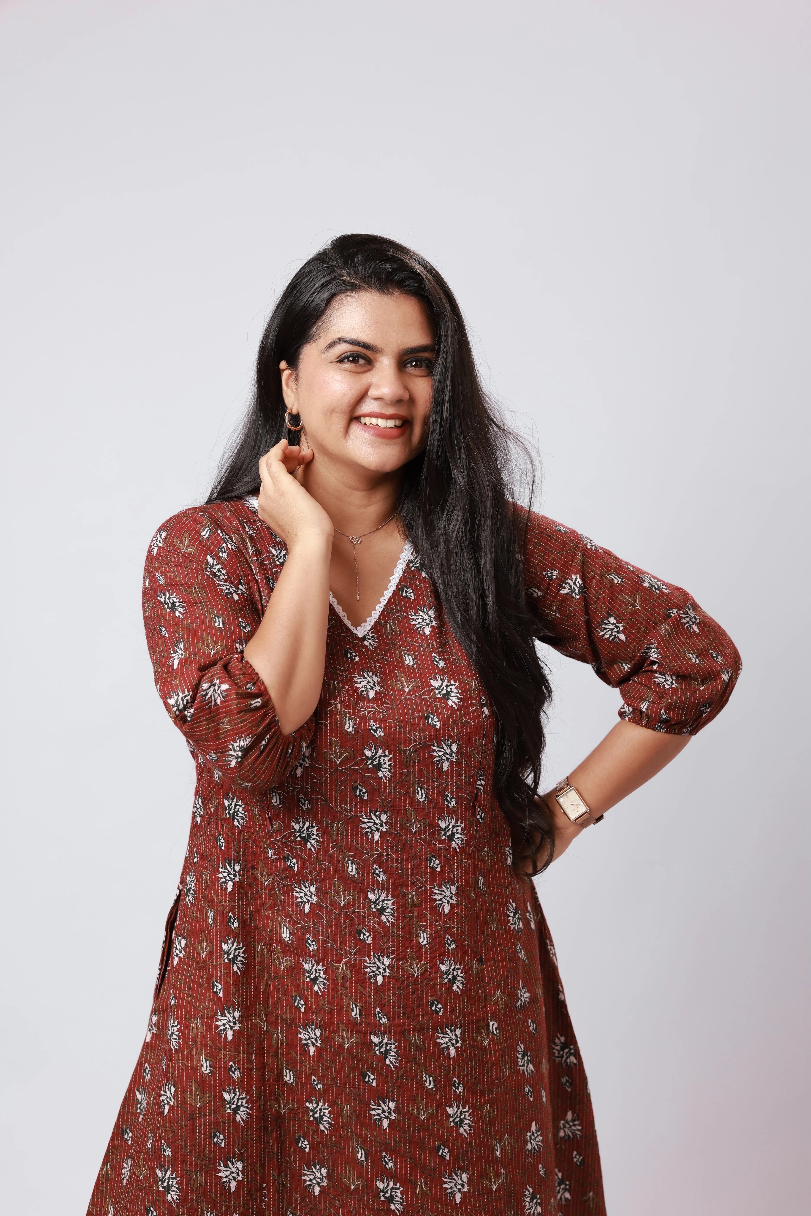 TF26108 - Rustic Bloom Cotton Dress